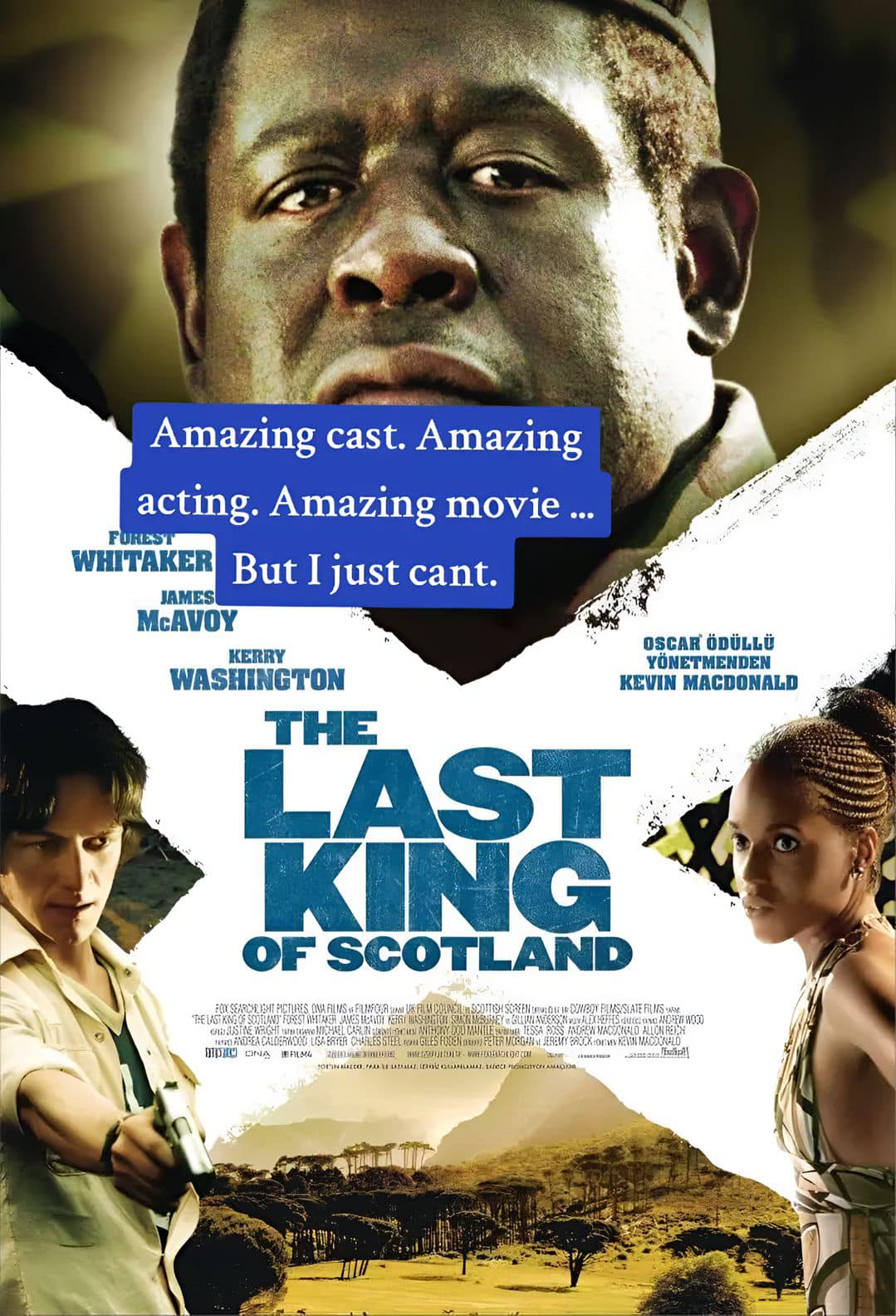 The Last King of Scotland movie poster